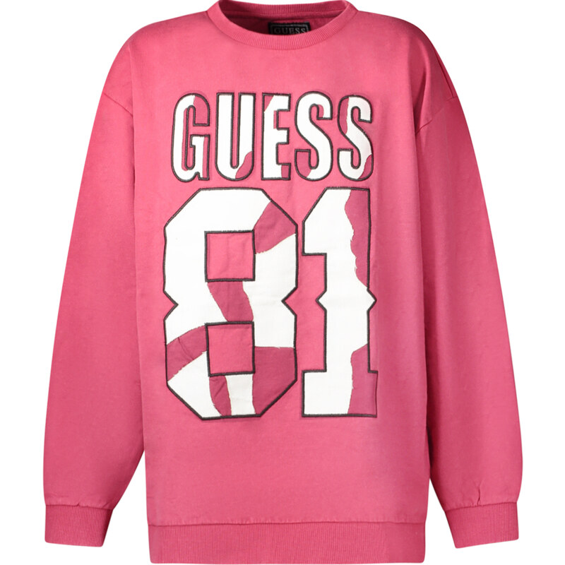 GUESS JEANS Dětská mMikina GUESS červená