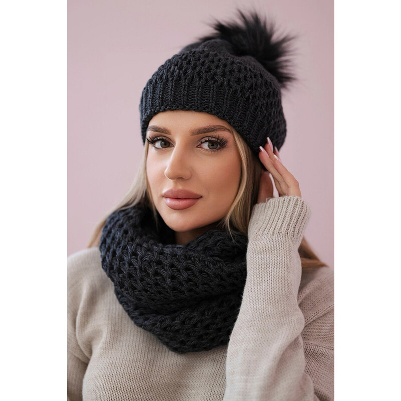 Fashionweek Dámský zimní set šál a čepice PLK4