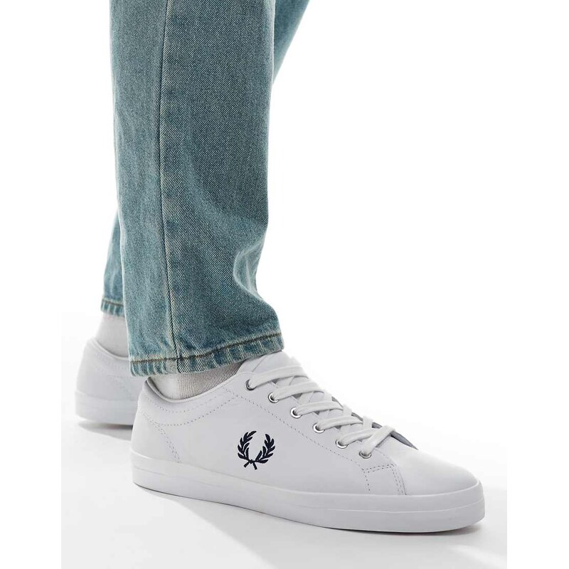 Fred Perry B7 leather trainers in white