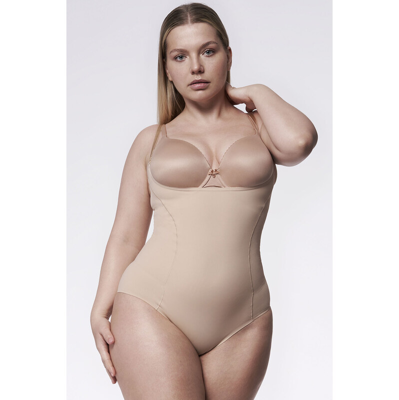 Stahující bezešvé body Julimex Shapewear 219 Body pod Biust 93415107
