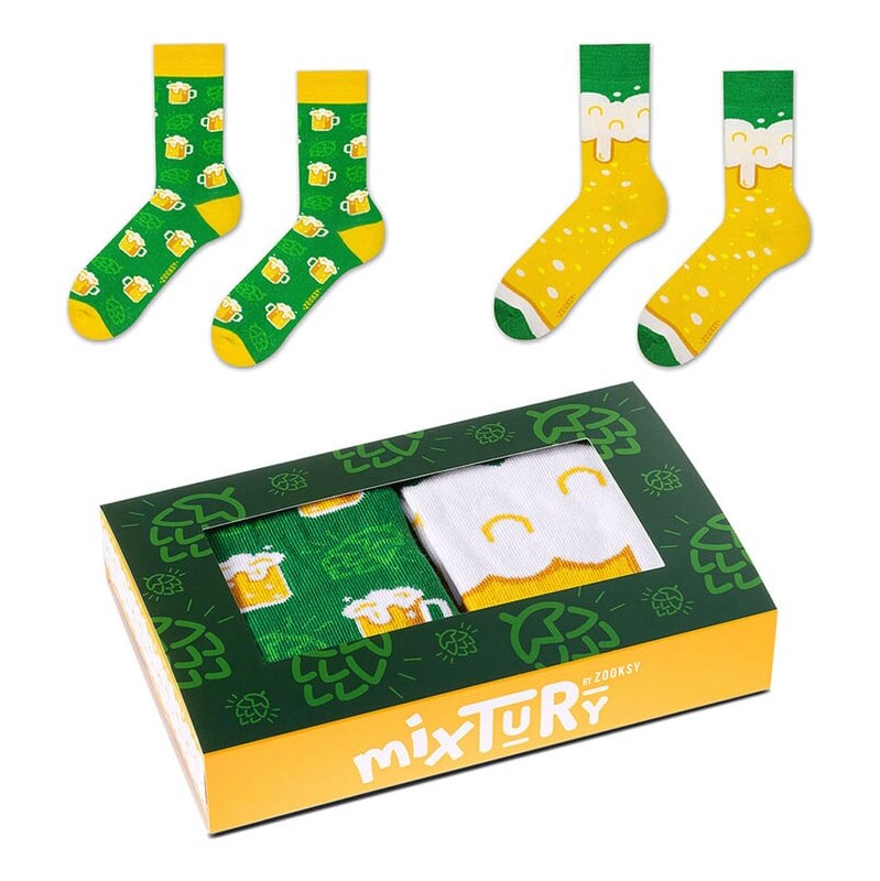 ZOOKSY/RAINBOW SOCKS Sada ponožek Zooxy mixTURY Chmel 2 Pairs