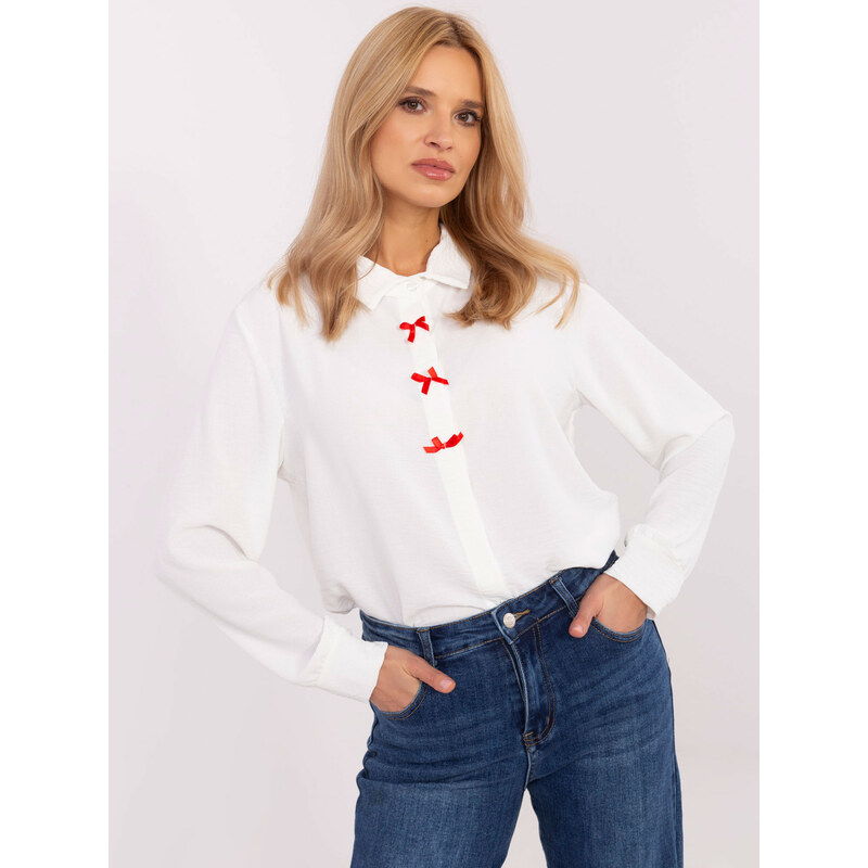 Italy Moda Shirt-MI-KS-91540.59P-ecru