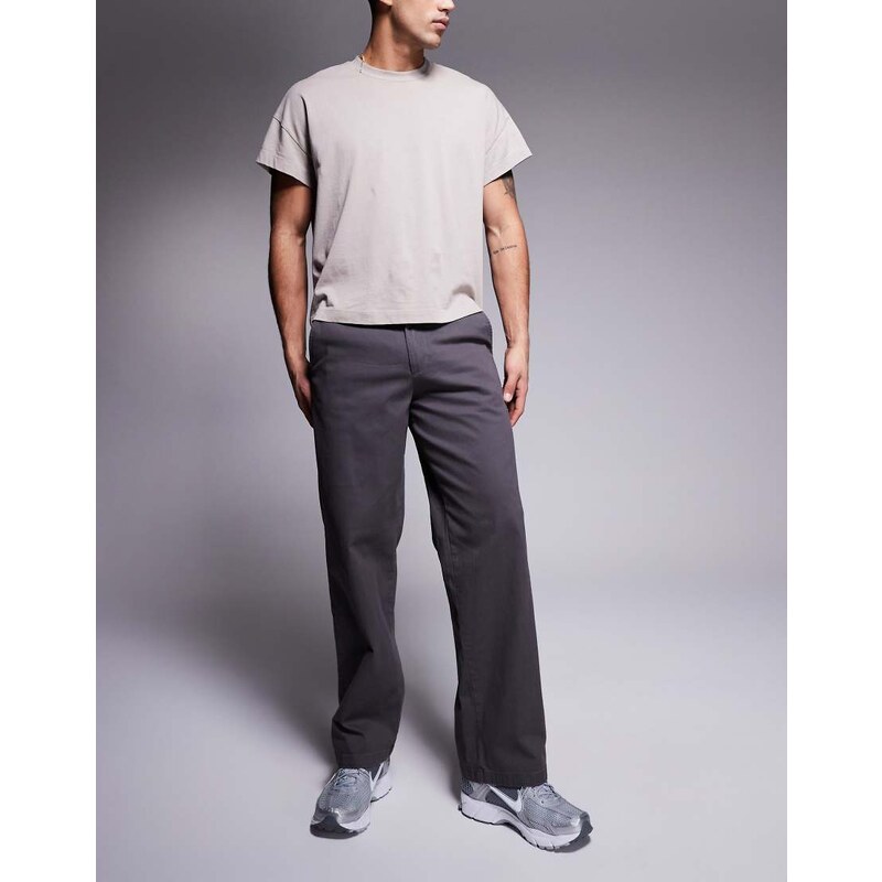 ADPT wide fit chino in grey