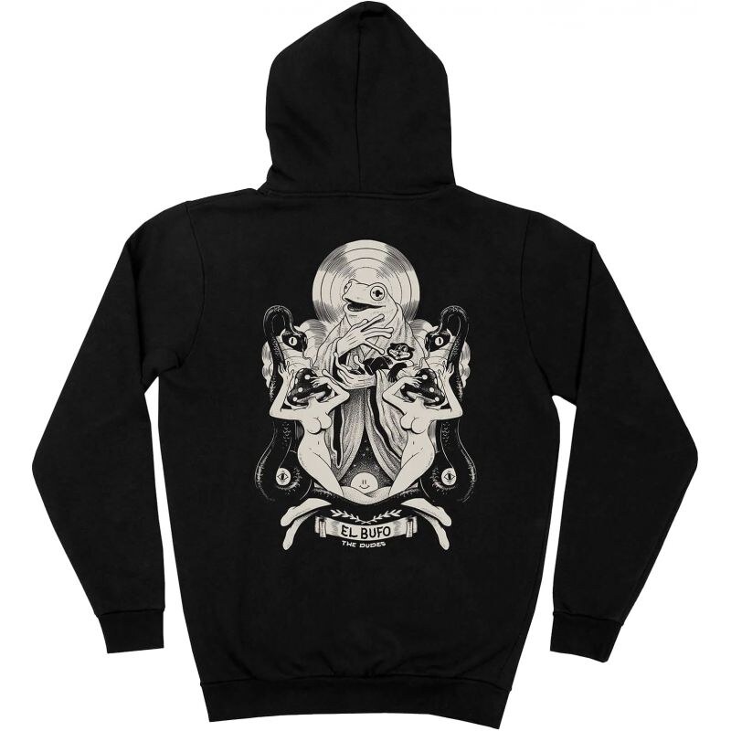 MIKINA THE DUDES El Bufo Hoody - černá -