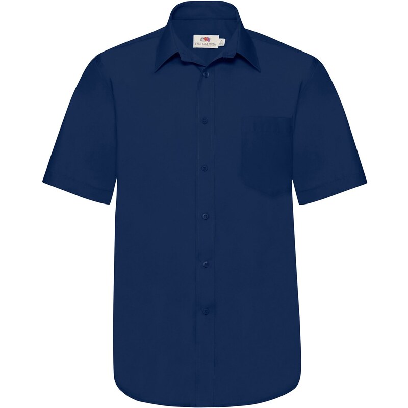 FRUIT OF THE LOOM F14•SHORT SLEEVE POPLIN SHIRT
