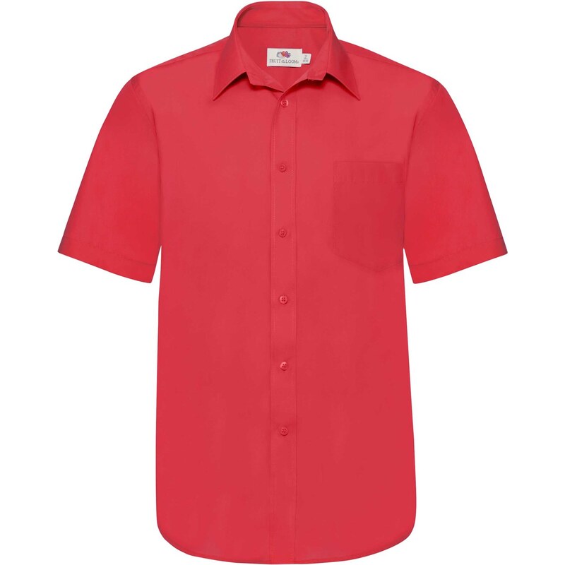 FRUIT OF THE LOOM F13•LONG SLEEVE POPLIN SHIRT