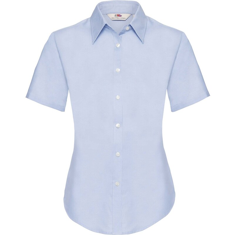 FRUIT OF THE LOOM F16•LADIES SHORT SLEEVE OXFORD SHIRT 102277863