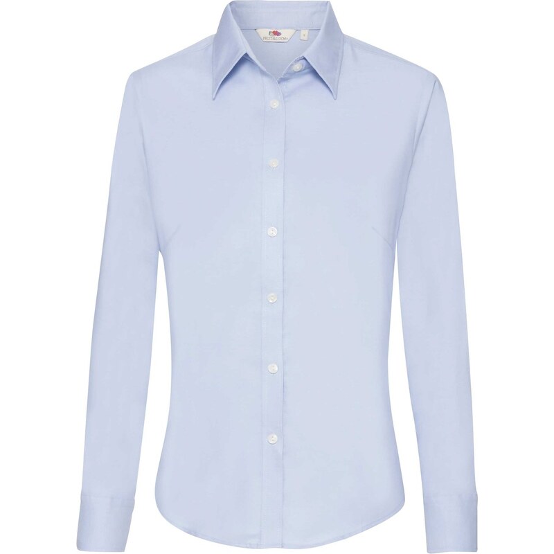 FRUIT OF THE LOOM F15•LADIES LONG SLEEVE OXFORD SHIRT 102376567