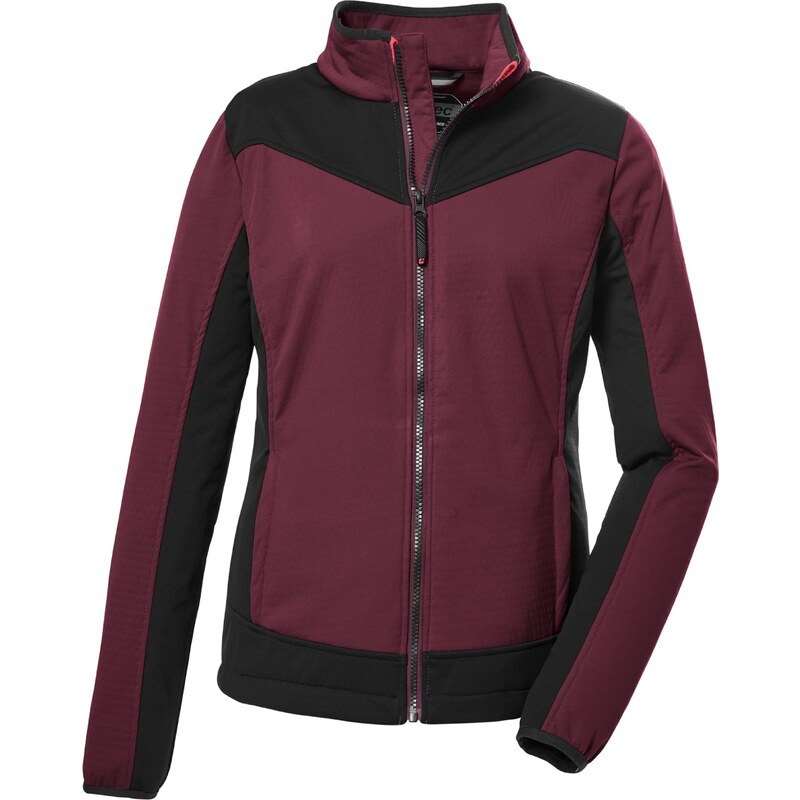 KILLTEC Outdoorová bunda KOW 29 švestková / černá