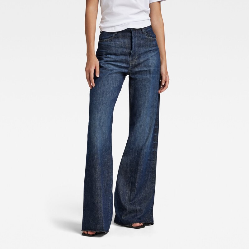 G-STAR Jeans - Deck Ultra High Wide Leg wmn blue 106966577