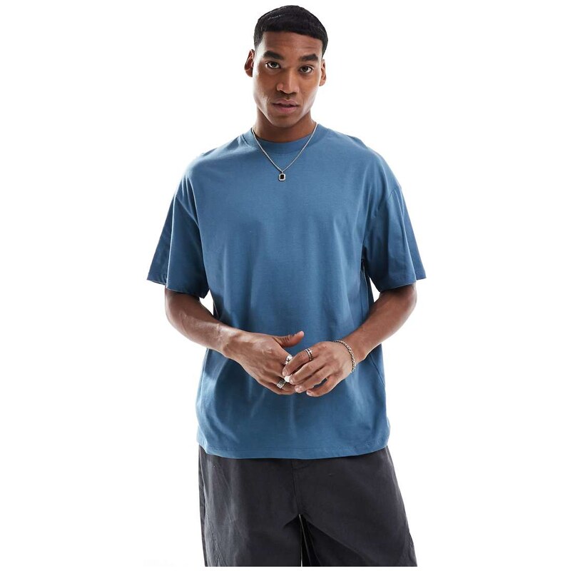 Jack & Jones oversized t-shirt in blue
