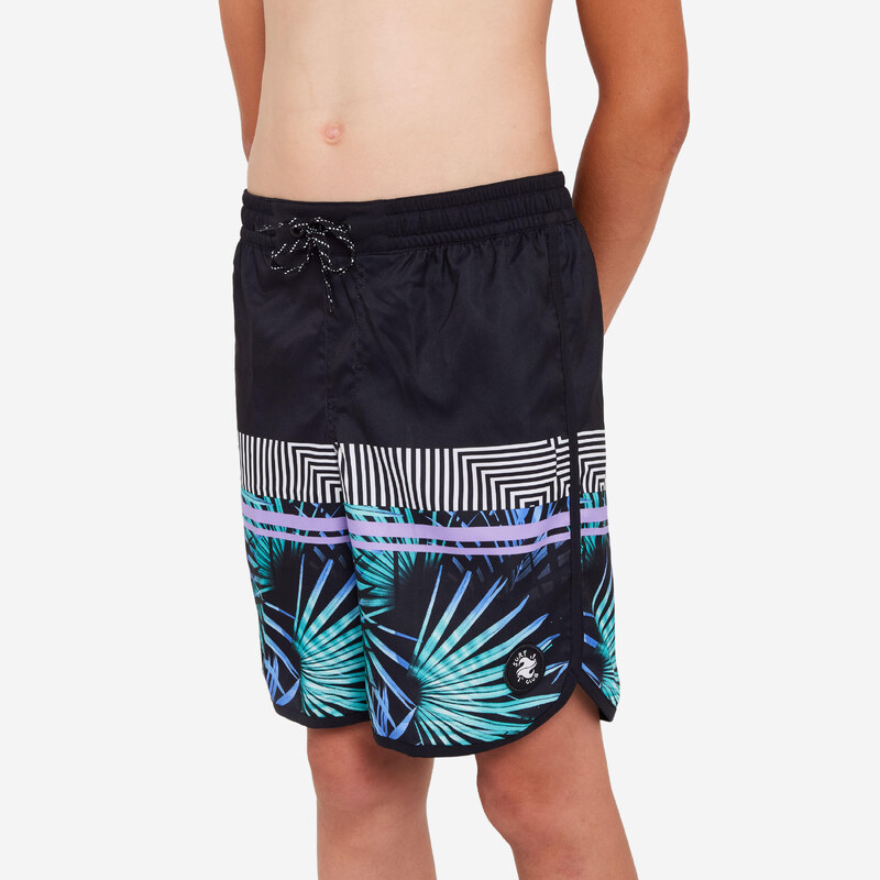 DECATHLON Chlapecké surfařské kraťasy 500 Palmsand 90751281