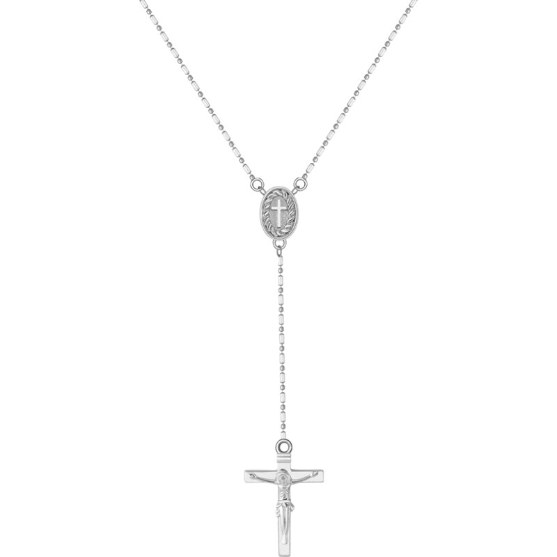 MAJYA Stříbrný řetízek s přívěskem CHRISTO 11388