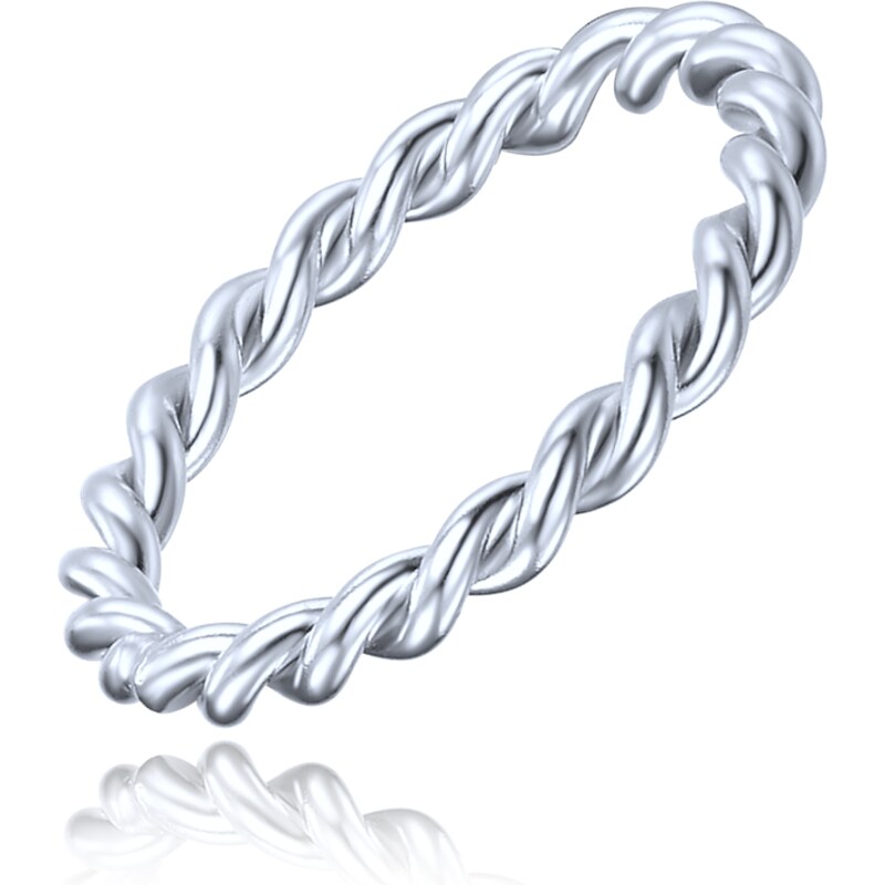 MINET Elegantní stříbrný prsten vel. 48 JMAS0280SR48