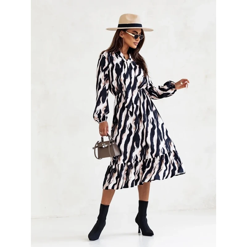Resti Womens midi dress with print