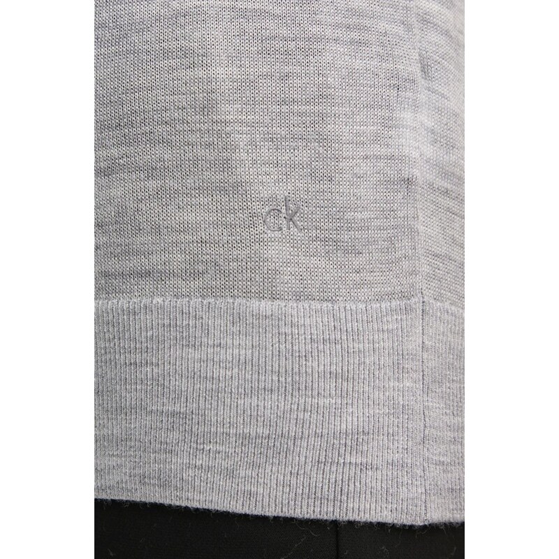 Svetr z vlněné směsi Calvin Klein
