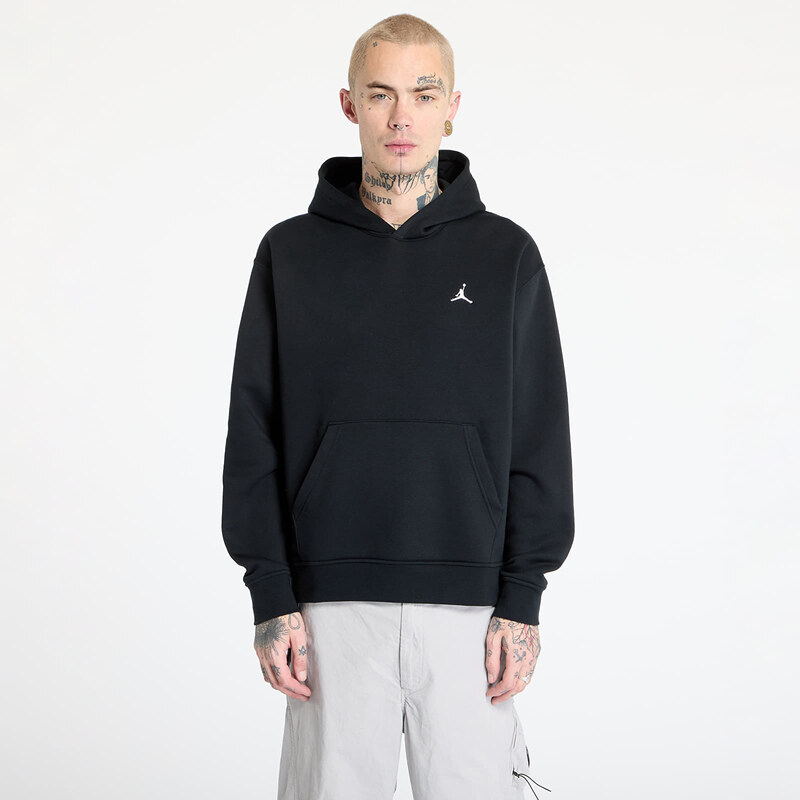 Mikina Jordan Brooklyn Fleece Mens Pullover Hoodie Black/ White