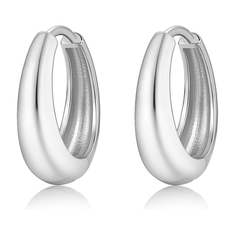 Olivie Stříbrné náušnice 16mm KRUHY 9285 102986115