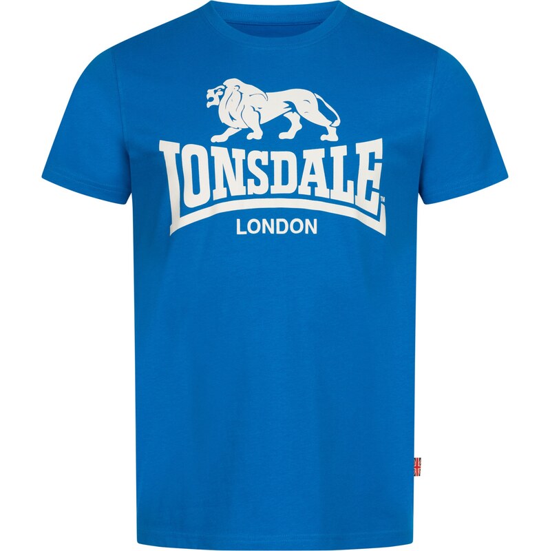 LONSDALE Tričko azurová / bílá