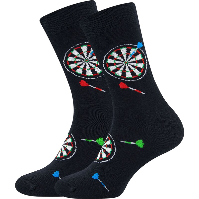 EWERS Ponožky Darts modrá / vínově červená / černá / offwhite