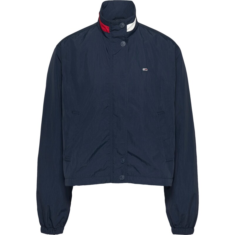 Tommy Jeans Přechodná bunda Essential marine modrá / červená /