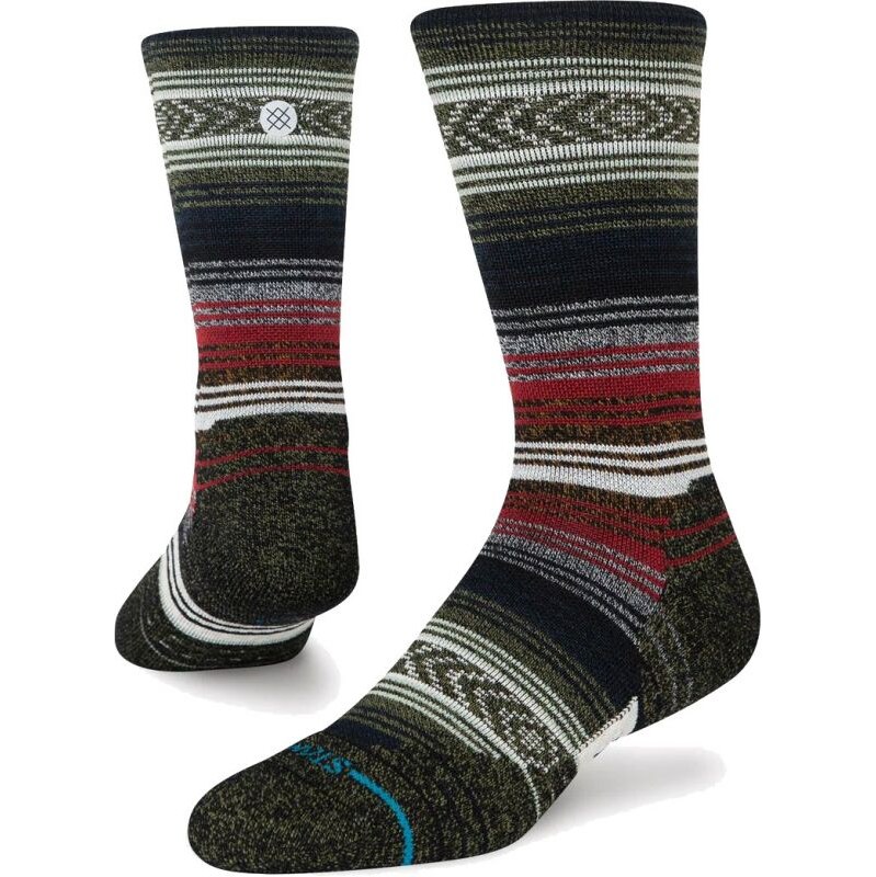 PONOŽKY STANCE ID WOOL CREW - černá -