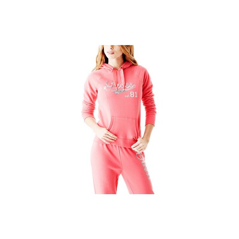 Guess Mikina Pauline Pullover Hoodie