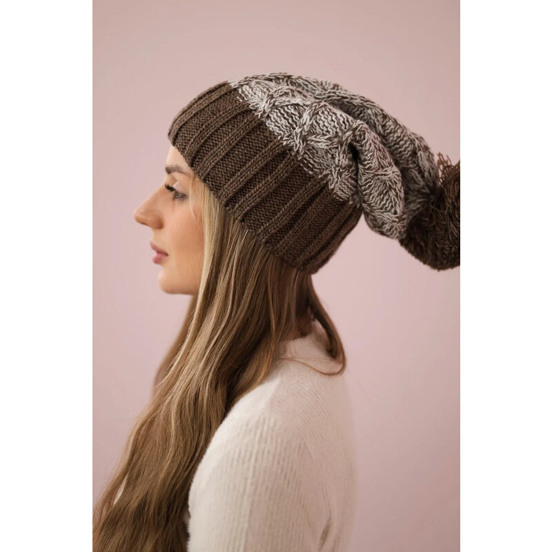 Milano fleecová čepice K203 ecru model 18749903 - K-Fashion