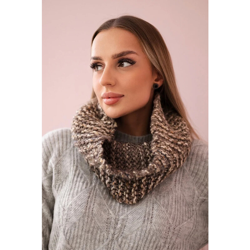 K-Fashion KN16 Dámský komín mocca