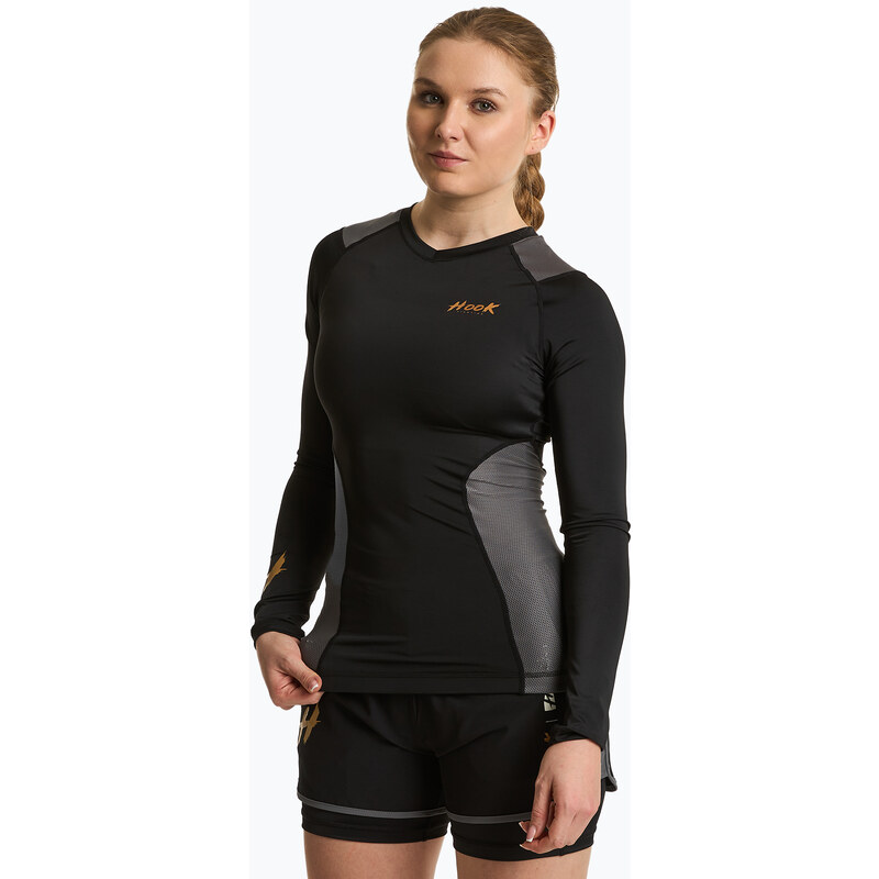 Dámský Rashguard HOOK FIGHTING Base black