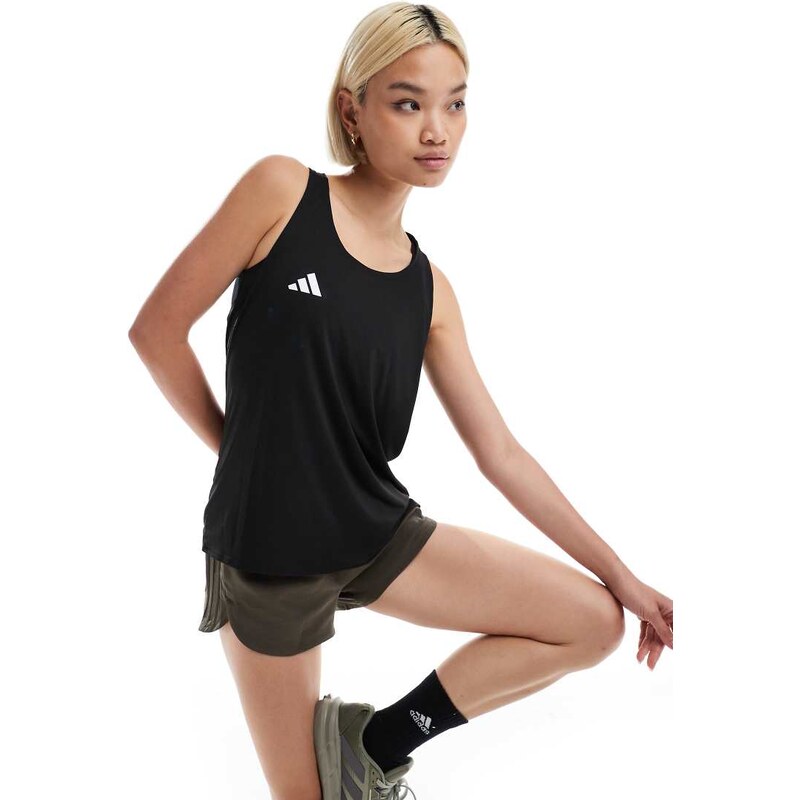 adidas performance adidas Running Adizero vest in black 103085585