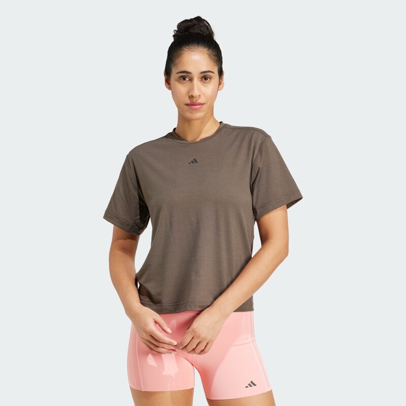 Adidas PrimeLift Back-Cutout 3-Stripes T-Shirt 103088378
