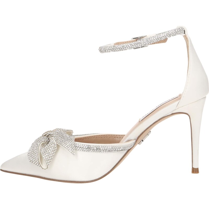 STEVE MADDEN Lodičky 'Lumiere' stříbrná / bílá