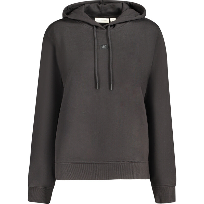 Černá mMikina Calvin Klein s kapucí