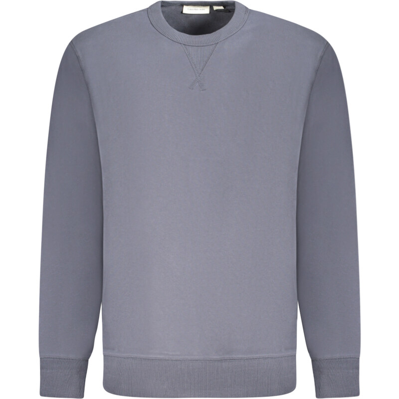 Modrá mMikina Calvin Klein bez zipu