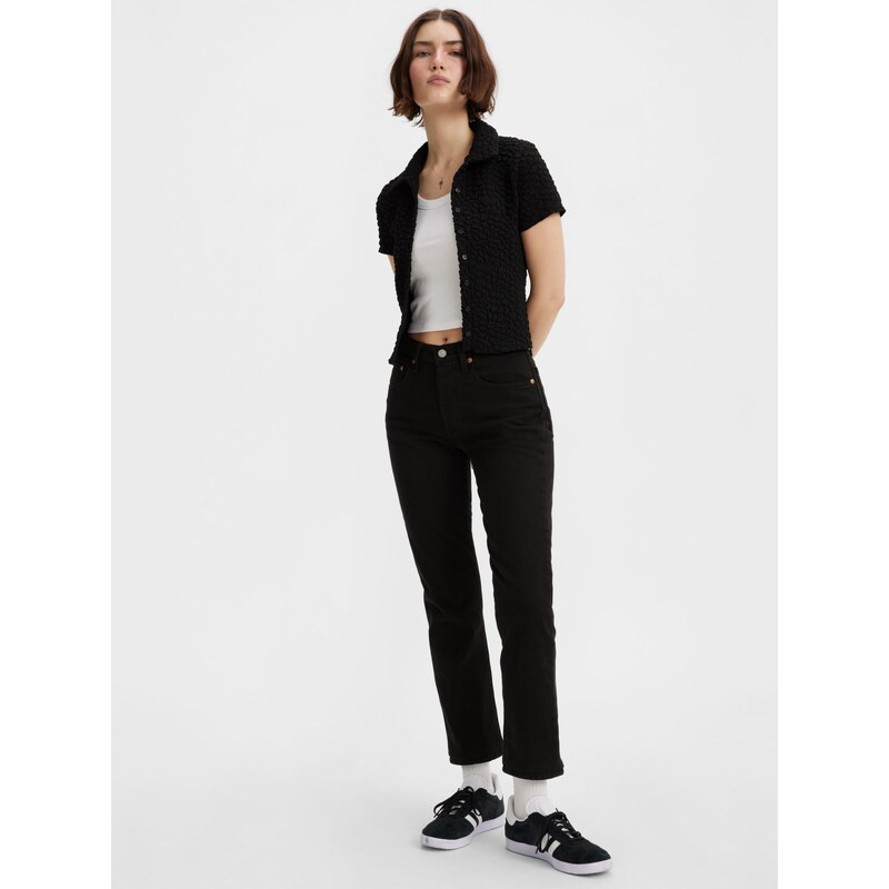 LEVI'S  Džíny '501 CROP' černá
