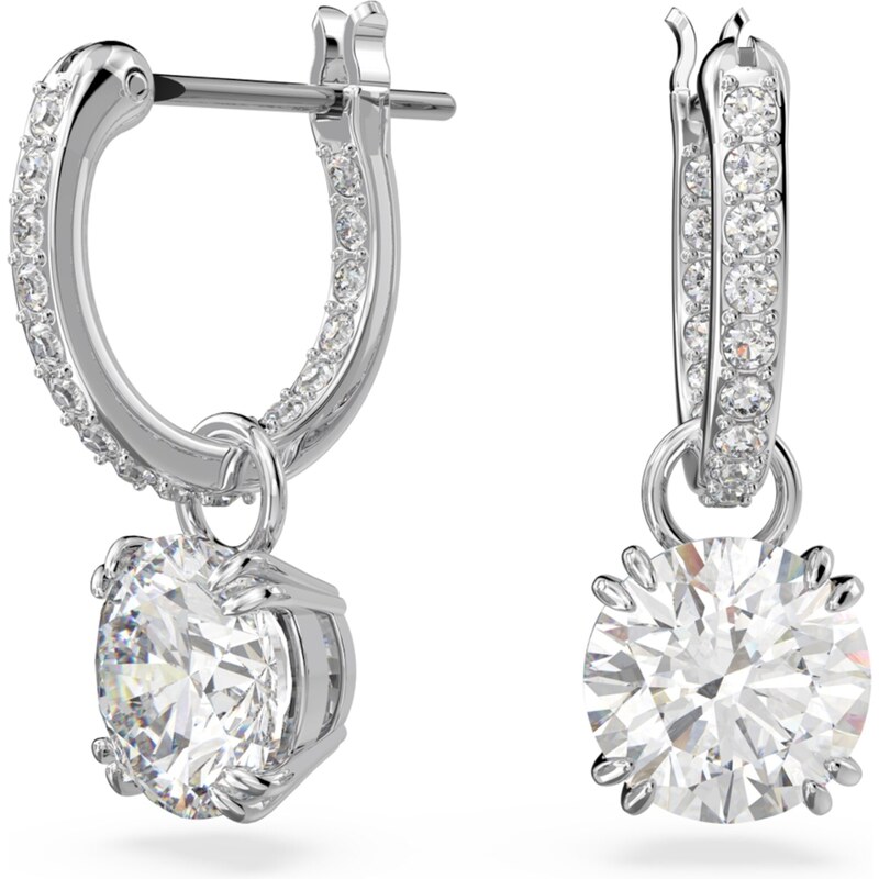 Swarovski Náušnice Stilla stříbrná / průhledná