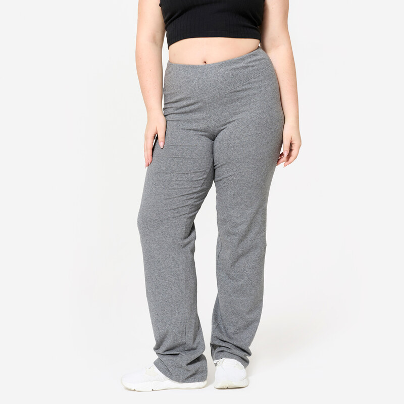 DOMYOS Dámské bavlněné fitness legíny 103237494