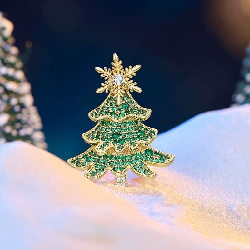 Éternelle Vánoční brož Christmas Tree 16 - vánoční stromeček 103240267