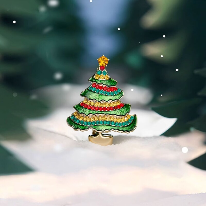 Éternelle Vánoční brož Christmas Tree 17 - vánoční stromeček 103240268