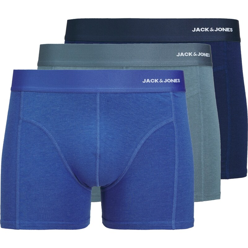 JACK & JONES Boxerky námořnická modř / kobaltová modř / azurová