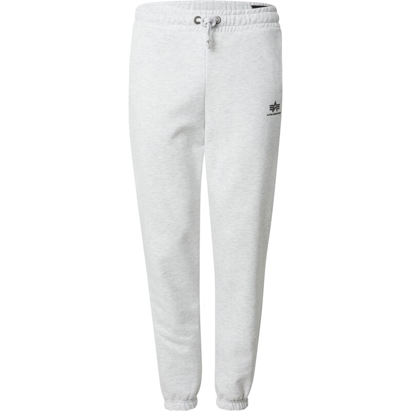 ALPHA INDUSTRIES Kalhoty šedý melír / černá 103299194