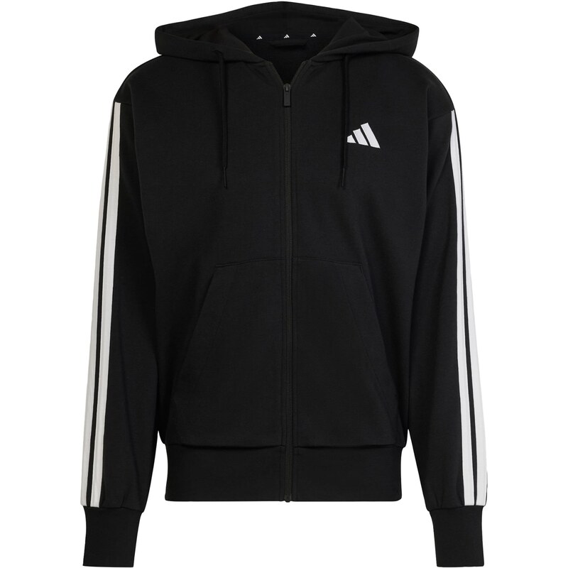 ADIDAS SPORTSWEAR Sportovní mikina Essentials černá / bílá