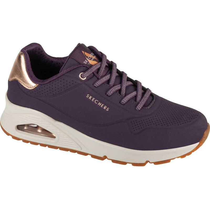 Fialové dámské tenisky Skechers Uno-Shimmer Away Fialová