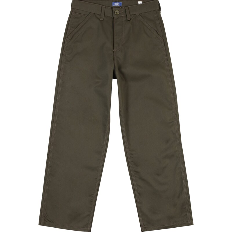 Jack & Jones Junior Kalhoty JPSTAlex Clean JJWorker zelená