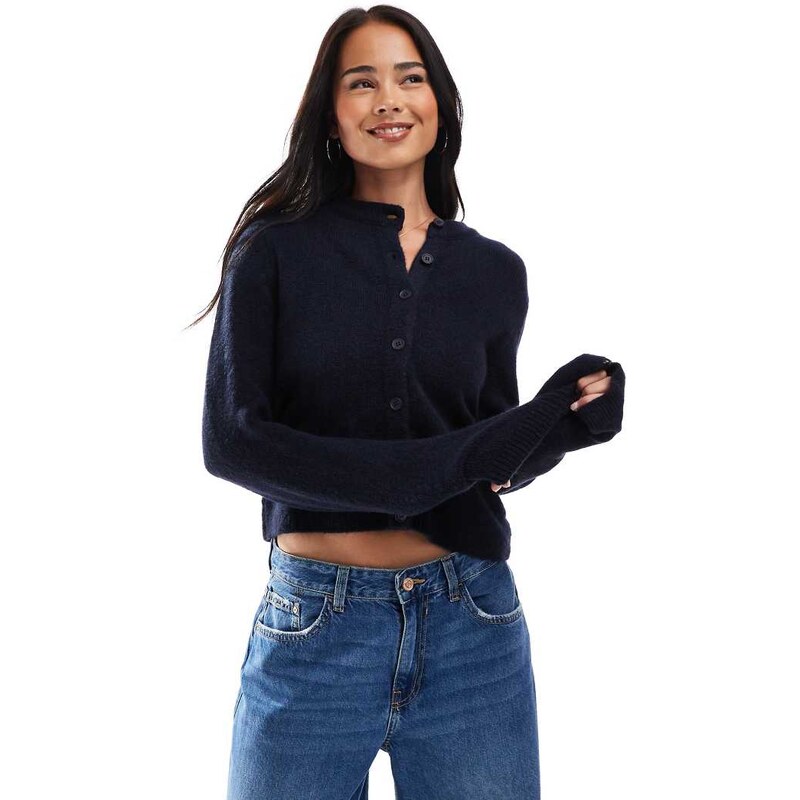 Stradivarius cardigan in navy blue 115130647