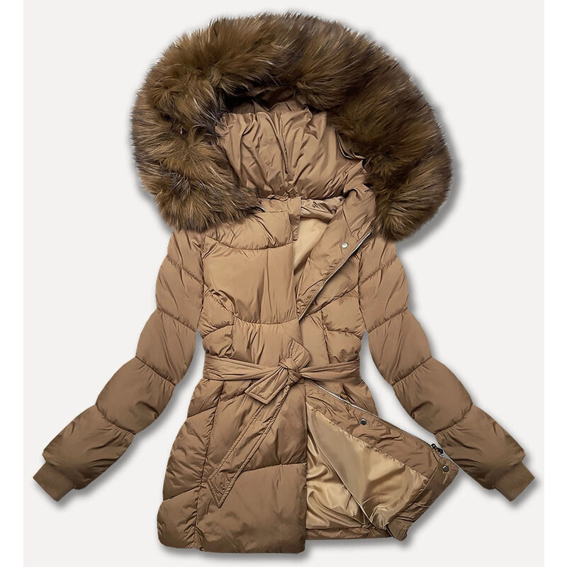 Dámská přechodná bunda J Style camel (5M3238-62) 103365267