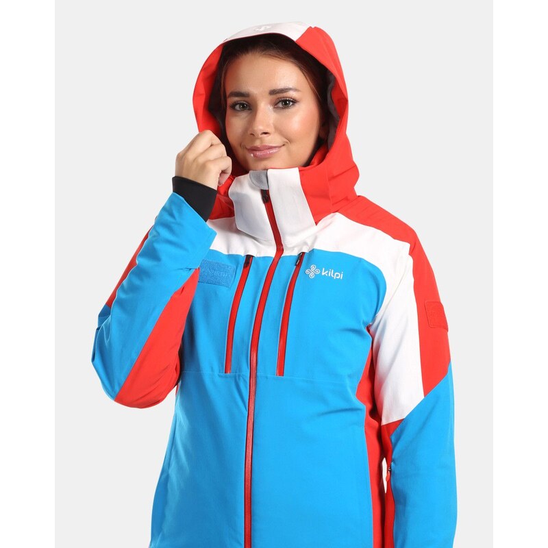 Prémiová unisex lyžařská bunda Kilpi DEXEN-U modrá/červená