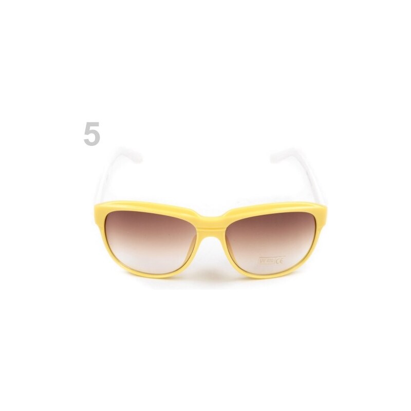 Sluneční brýle UNISEX (1 ks) - 5 žlutá narcisová Stoklasa