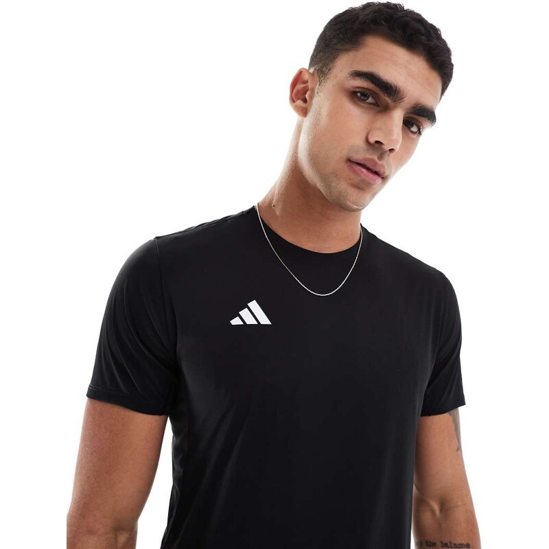 adidas performance adidas Running Adizero t-shirt in black